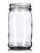 8 oz clear glass paragon jar with 58-400 neck finish