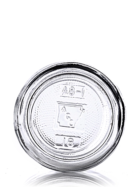 8 oz Clear Glass Paragon Jar – G038