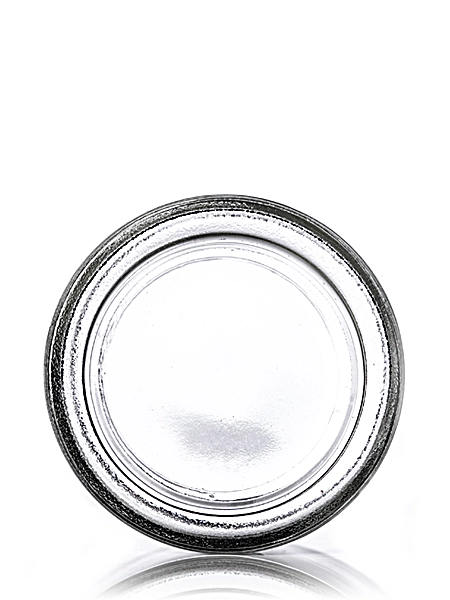 6 oz Clear Glass Straight-Sided Round Jar – G048