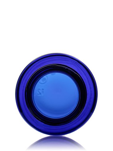 120 cc cobalt blue glass pill packer bottle with 38-400 neck finish