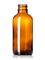 2 oz amber glass boston round bottle with 20-400 neck finish