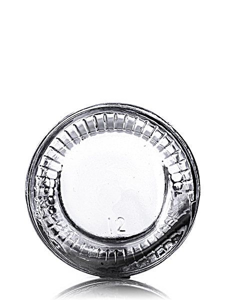 1.25 oz Clear Glass Round Jar – G070