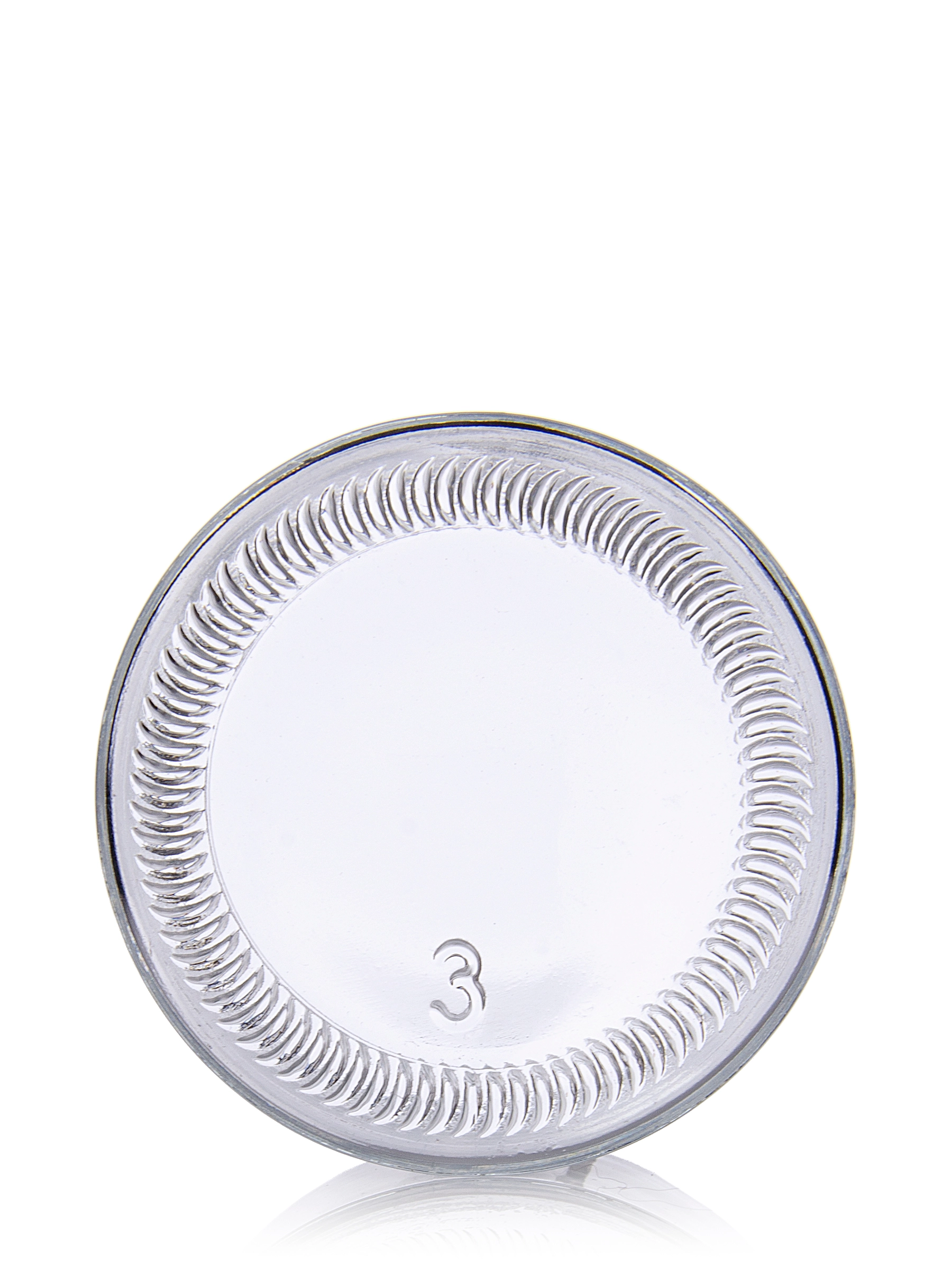 3 oz Clear Glass Straight-Sided Round Jar – G1016CL