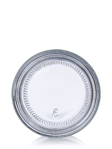 3 oz clear glass straight-sided round jar with 53-400 neck finish