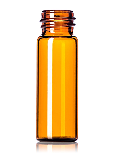 1 Dram Amber Glass Vial – G108