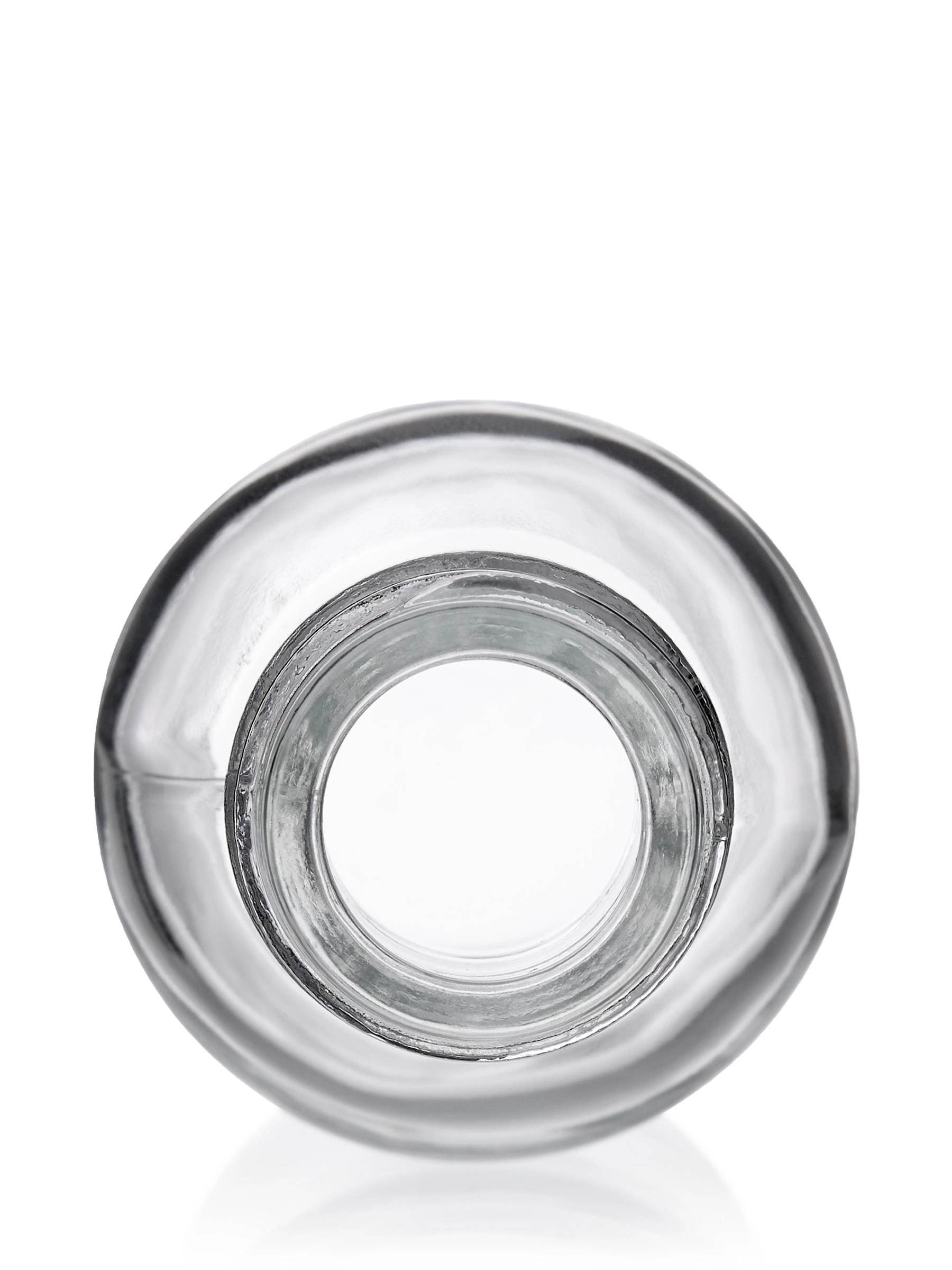 1 oz Clear Glass Boston Round Bottle – G1142CL