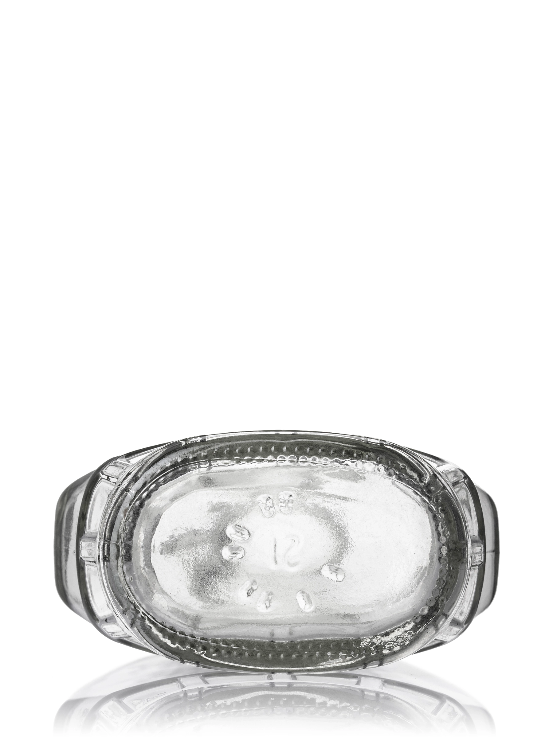 8 oz Clear Glass Syrup Flask Bottle – G1205CL