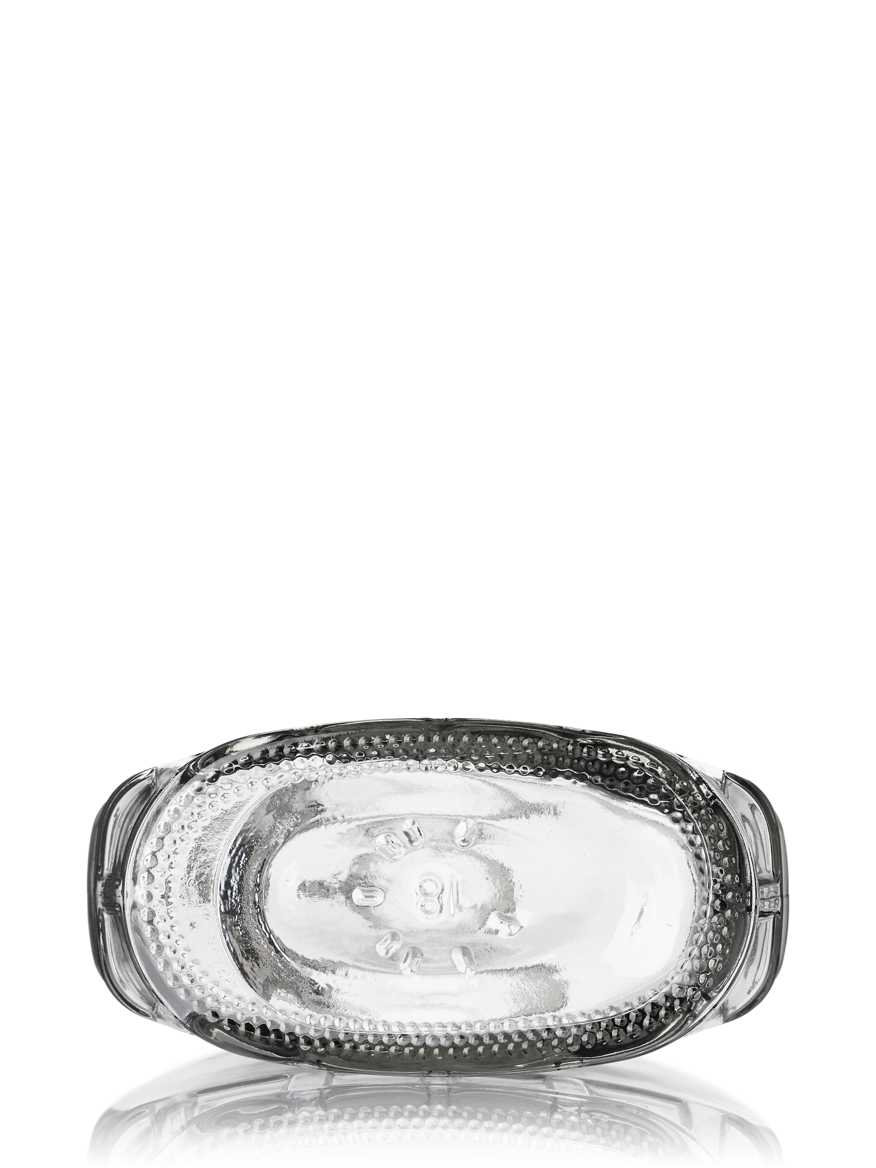 12 oz Clear Glass Syrup Flask Bottle – G1206CL