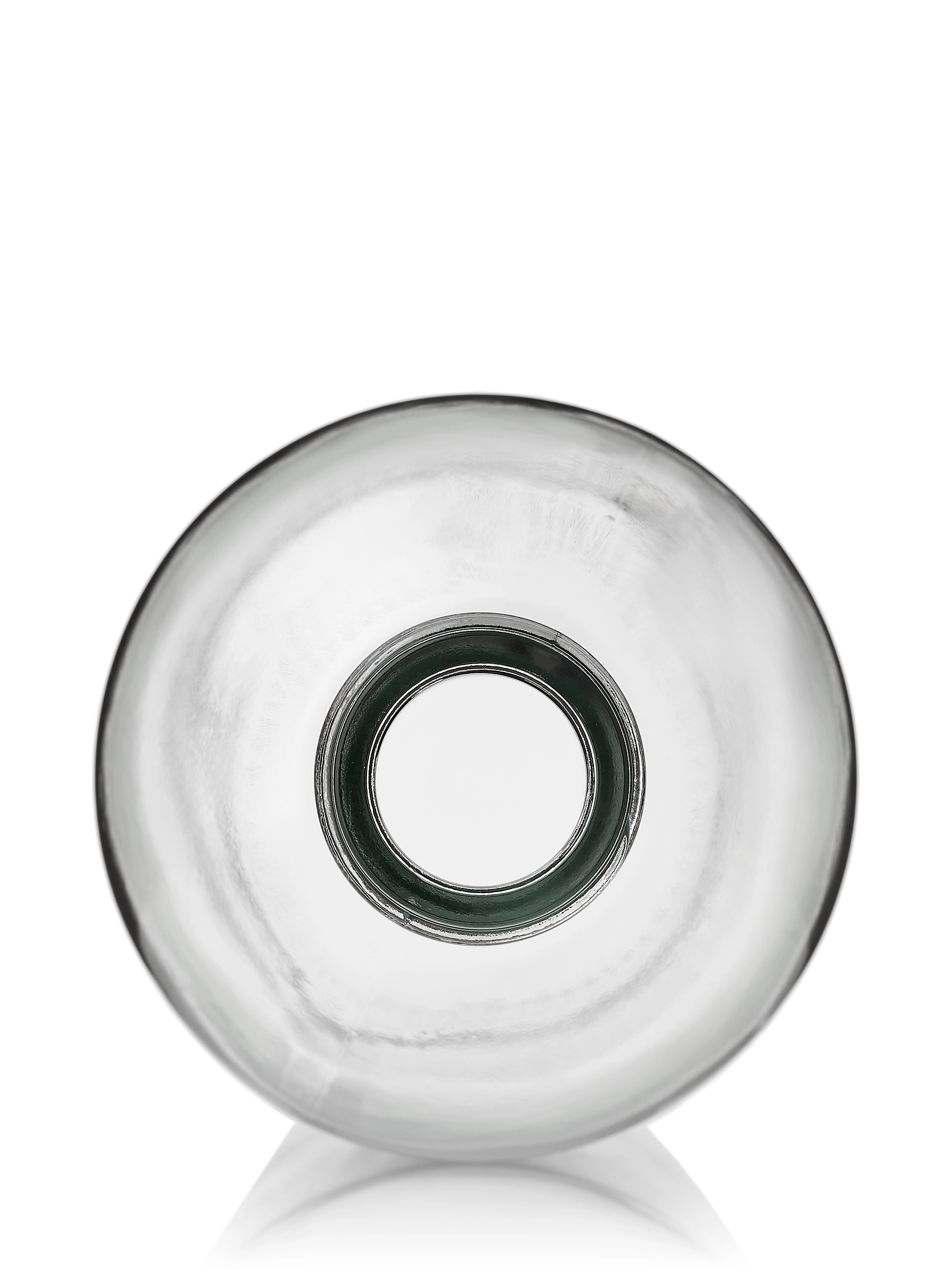 16 oz Clear Glass Boston Round Bottle – G13322CL