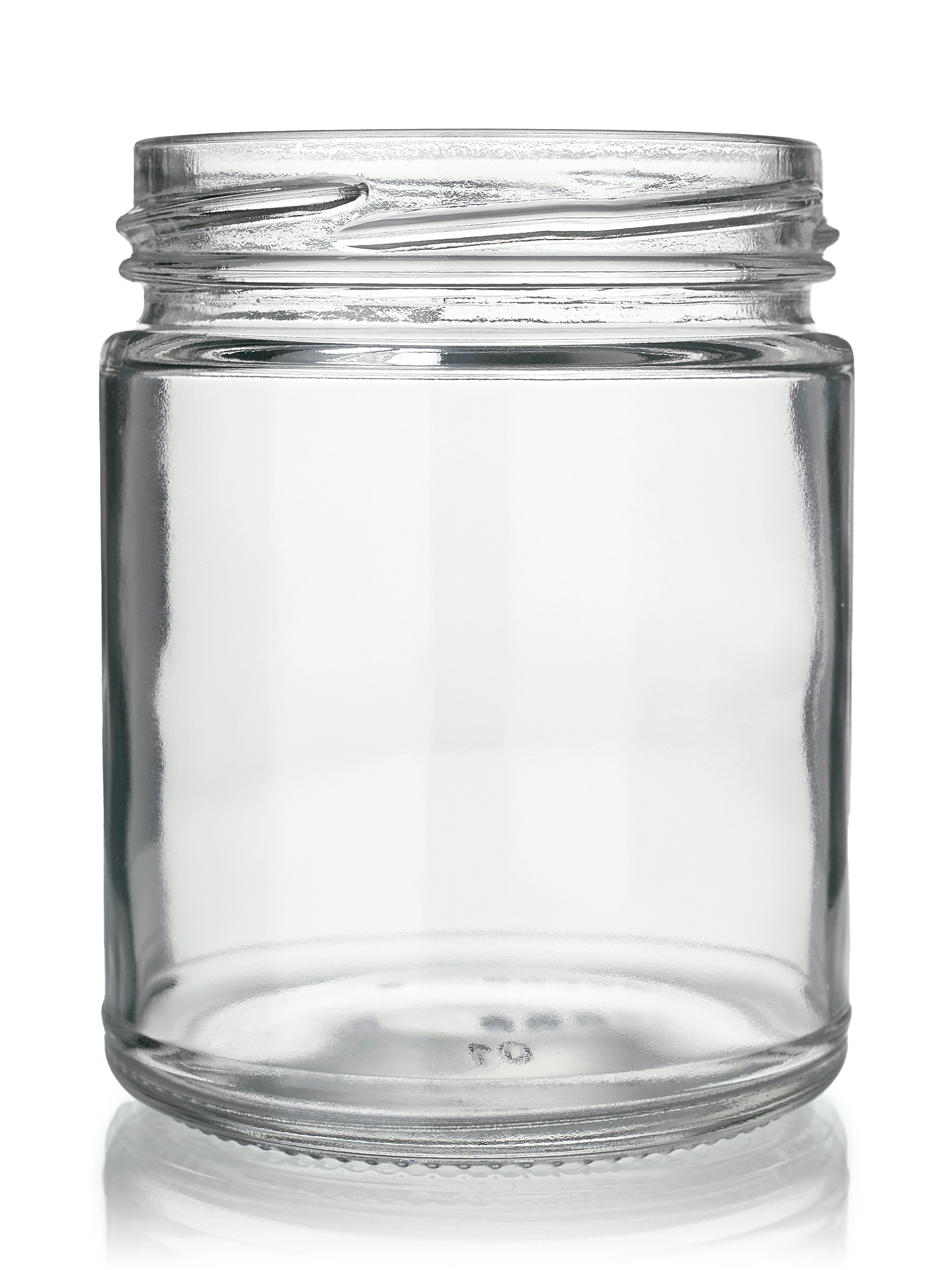 9 oz Clear Glass Straight-Sided Round Jar – G13542CL