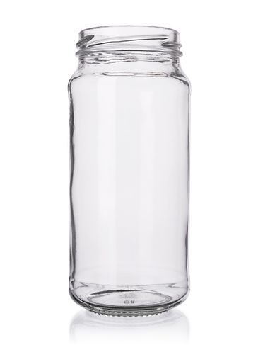 16 oz clear glass paragon jar with 63TW neck finish