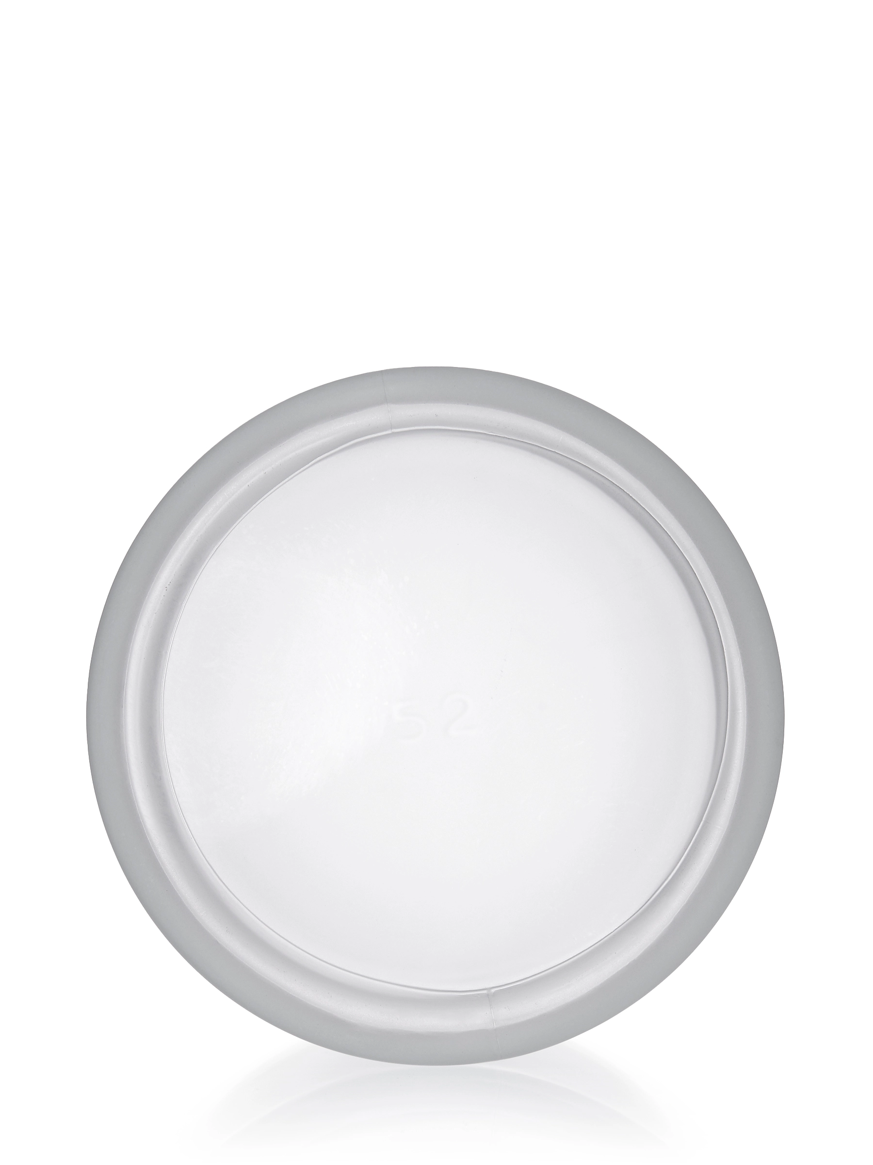 4 oz Clear Frosted Glass Straight-Sided Round Jar – G17066CLF