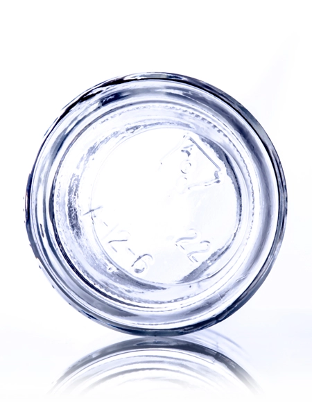 12 oz Clear Glass Paragon Jar – G200