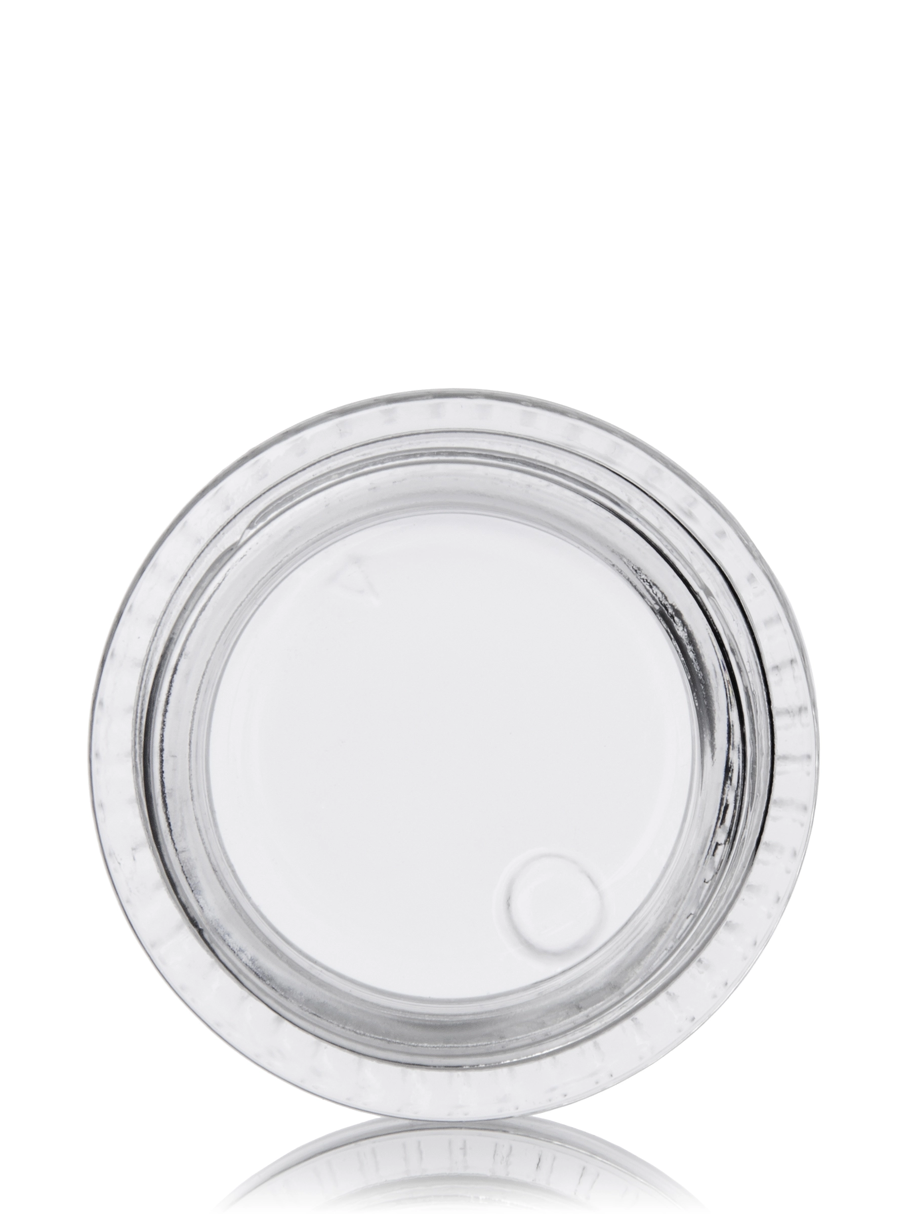 1/2 oz Clear Glass Cylinder Low-Profile Jar – G2118CL