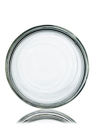32 oz clear glass straight-sided round jar with 89-400 neck finish