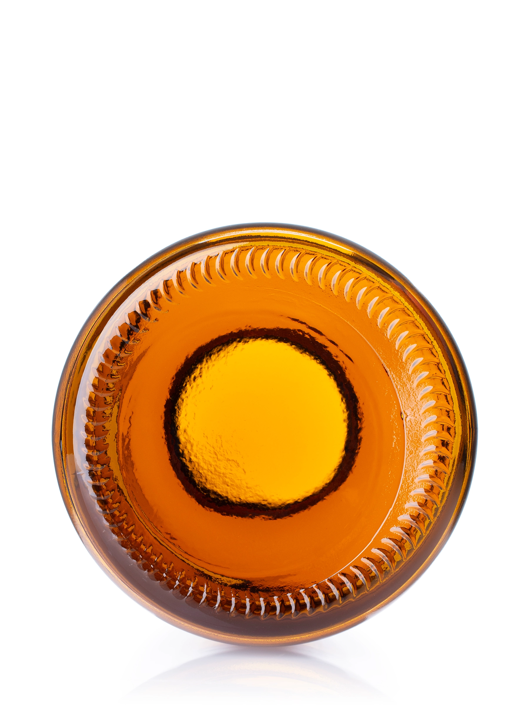 8 oz Amber Glass Boston Round Bottle – G2142AM-108