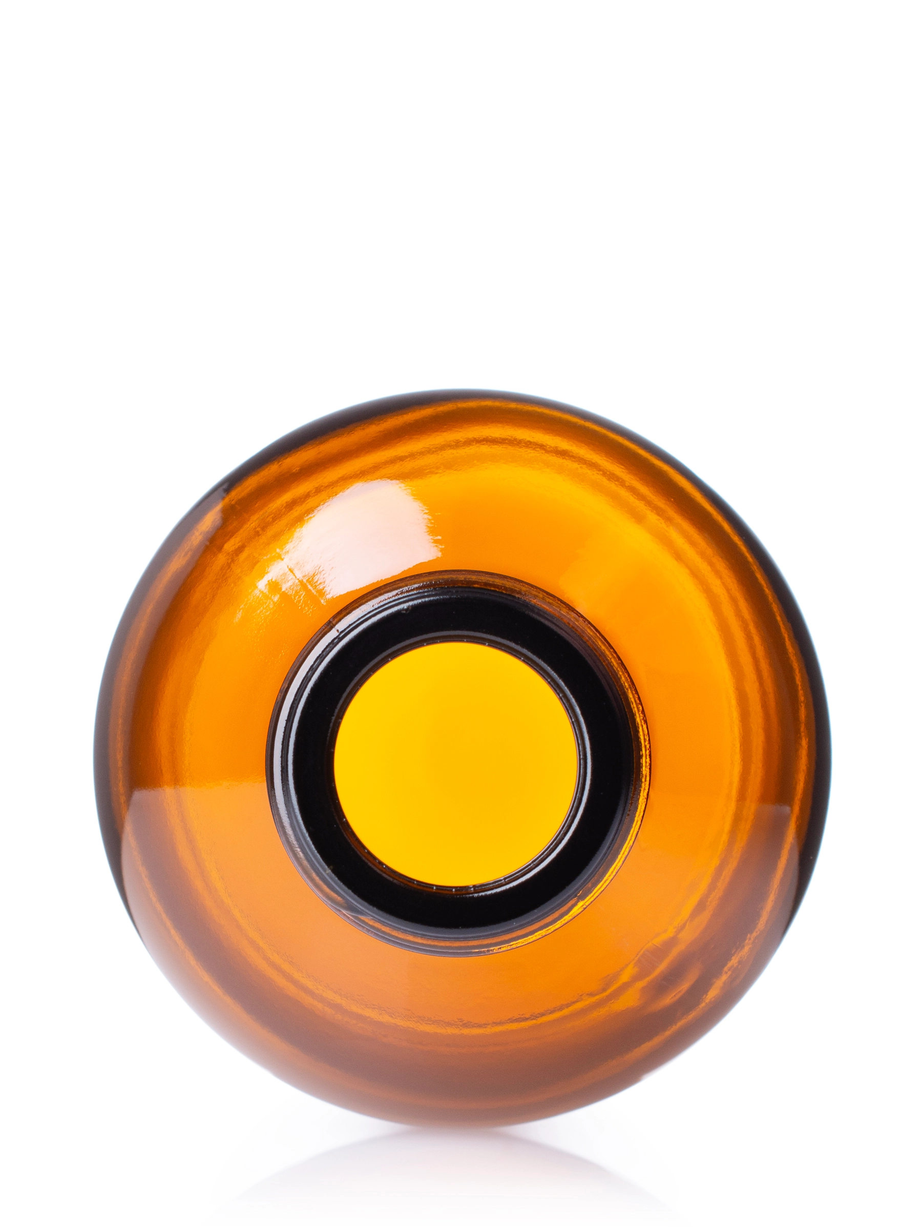 8 oz Amber Glass Boston Round Bottle – G2142AM-108