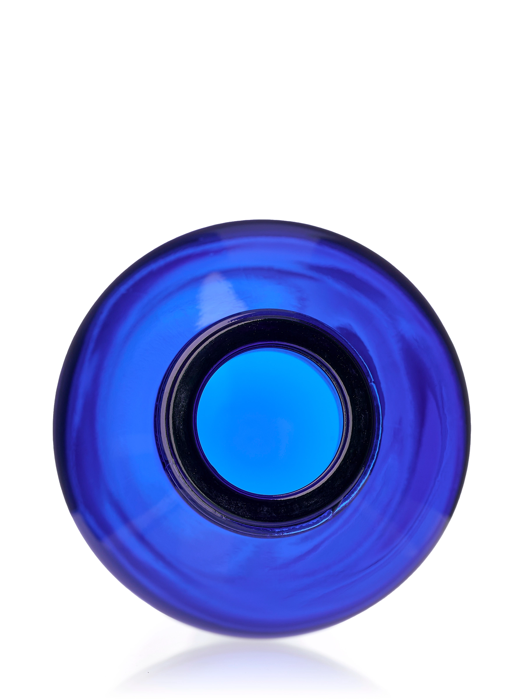 8 oz Cobalt Blue Glass Boston Round Bottle – G2142BL