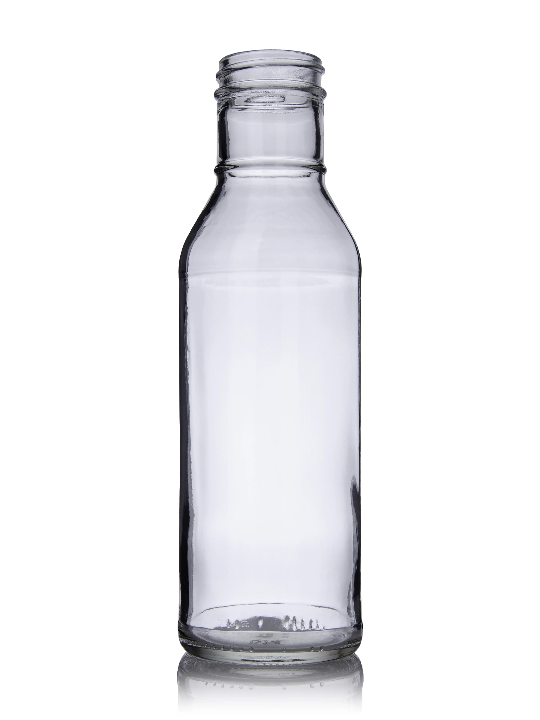 12 oz Clear Glass Sauce Bottle – G2187CL