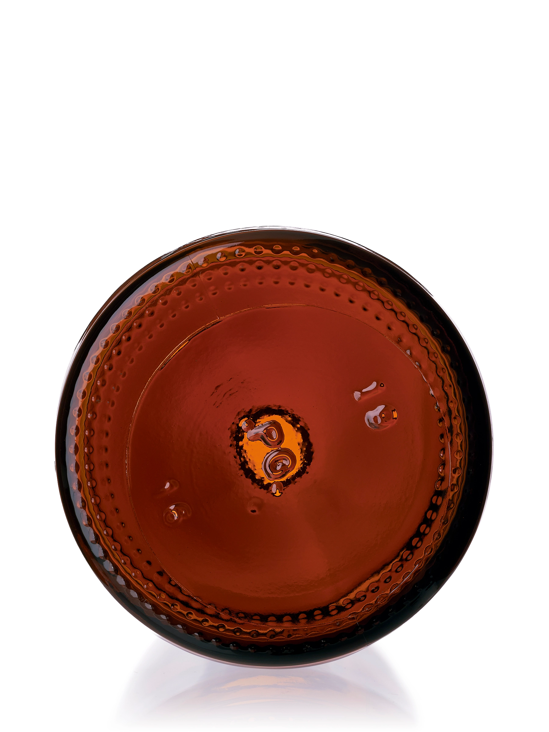 16 oz Amber Glass Boston Round Bottle – G2228AM