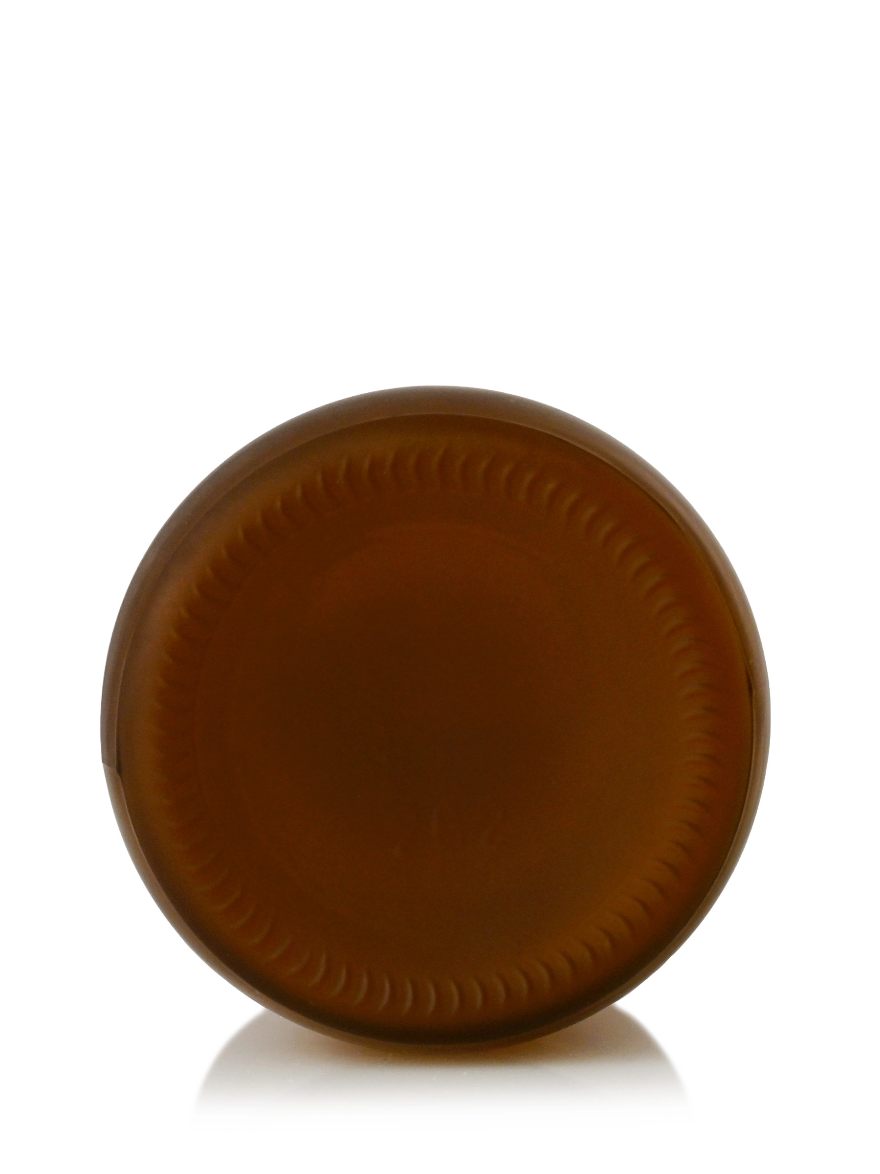 8 oz Amber Frosted Glass Boston Round Bottle – G2229AMF