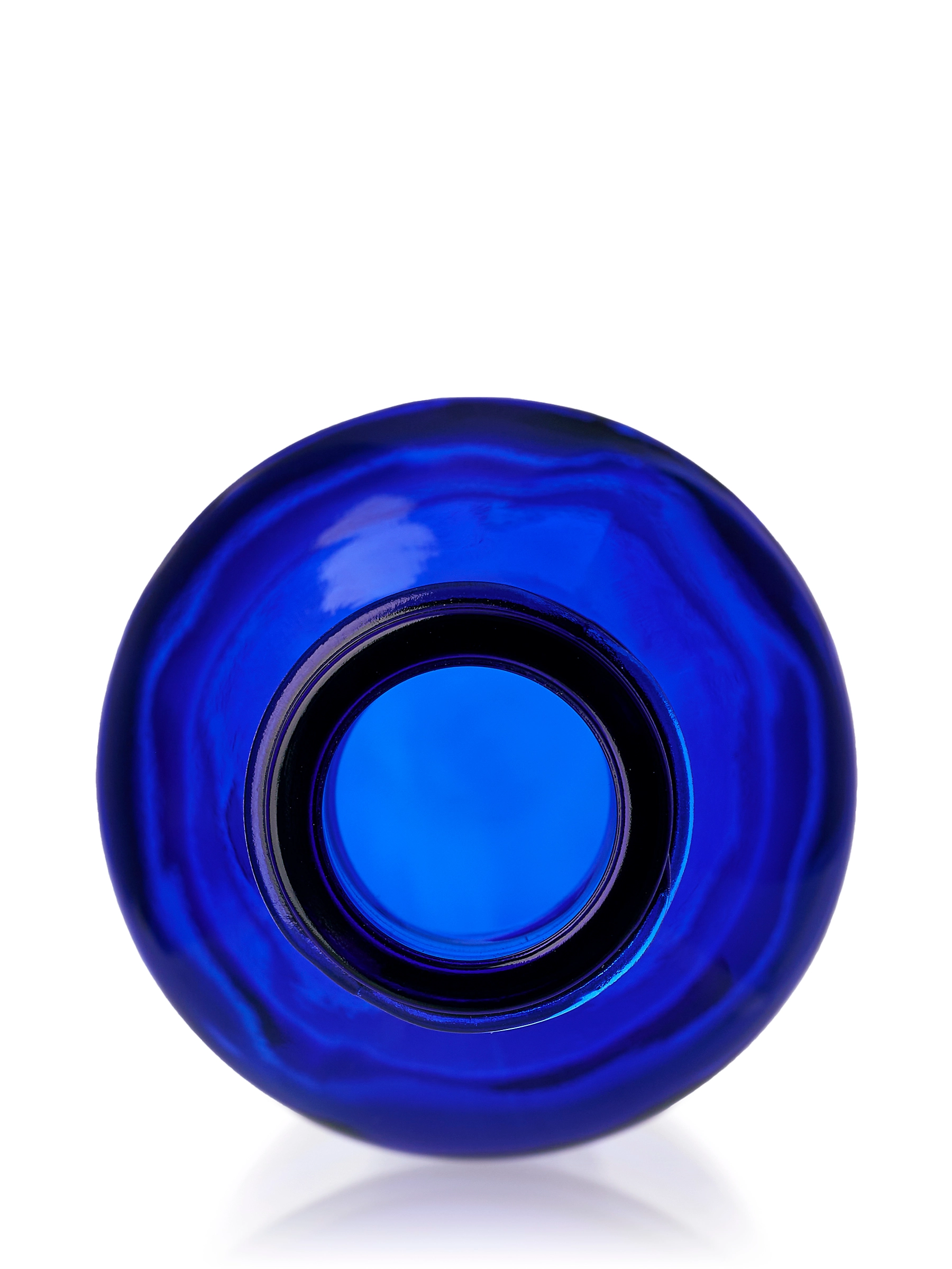 2 oz Cobalt Blue Glass Boston Round Bottle – G222BL