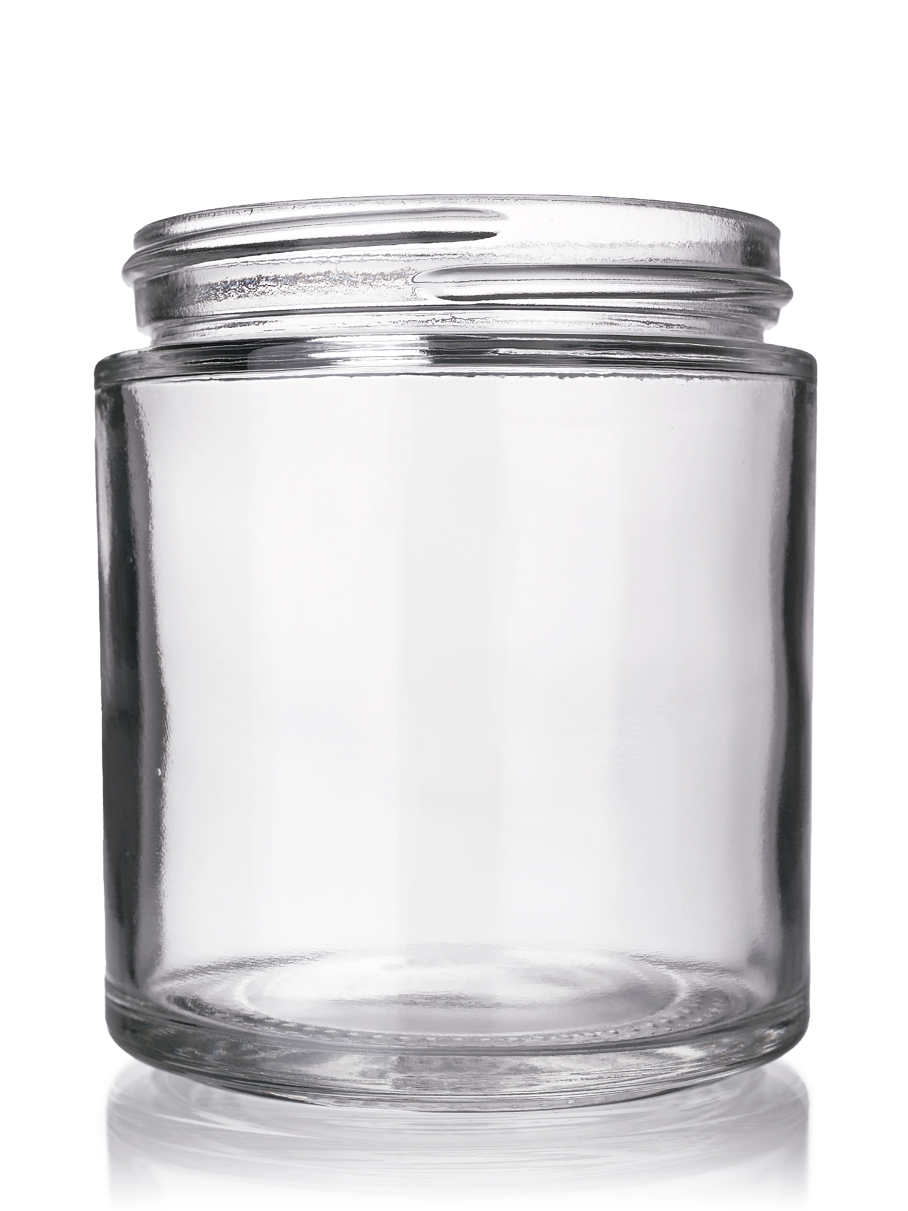 4 oz Clear Glass Straight-Sided Round Jar – G2240CL