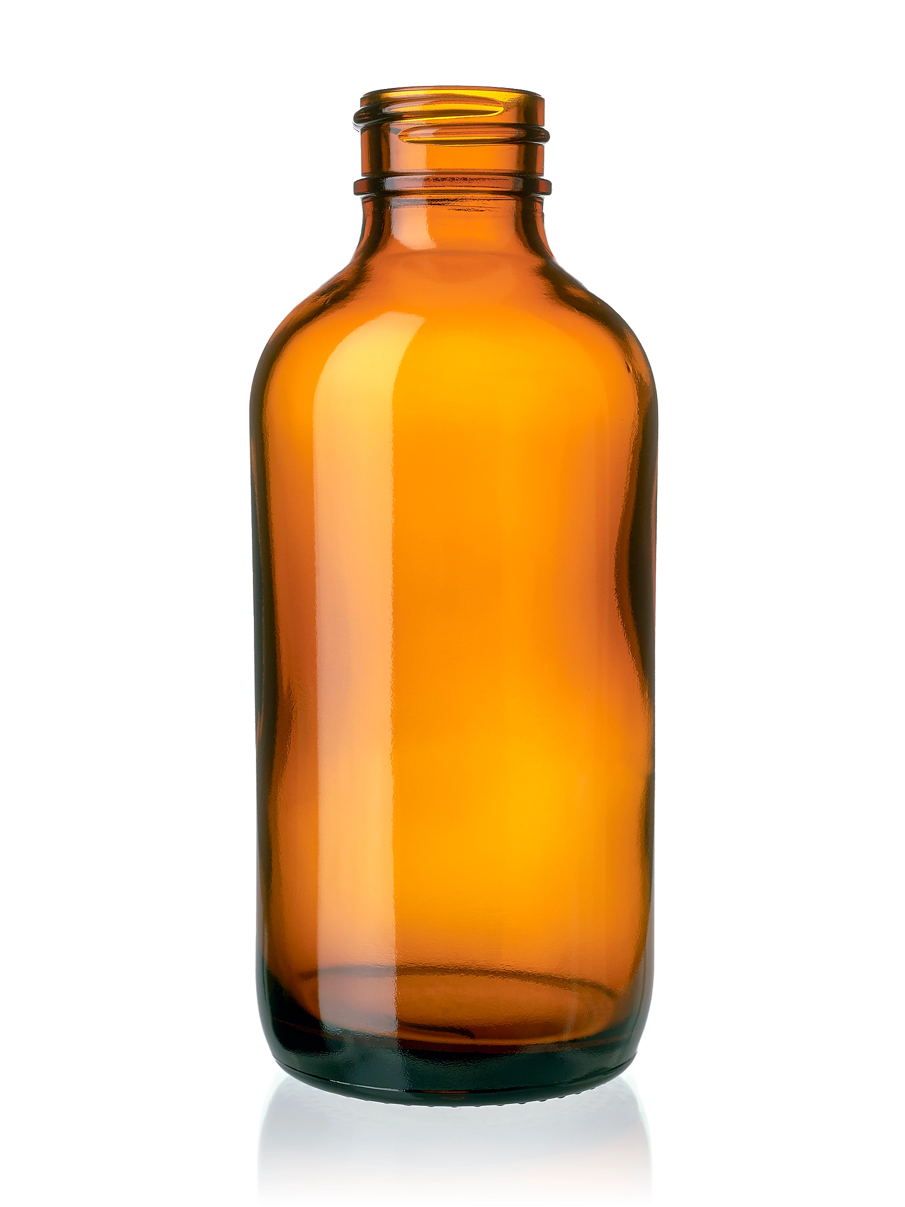 4 oz Amber Glass Boston Round Bottle – G2270AM