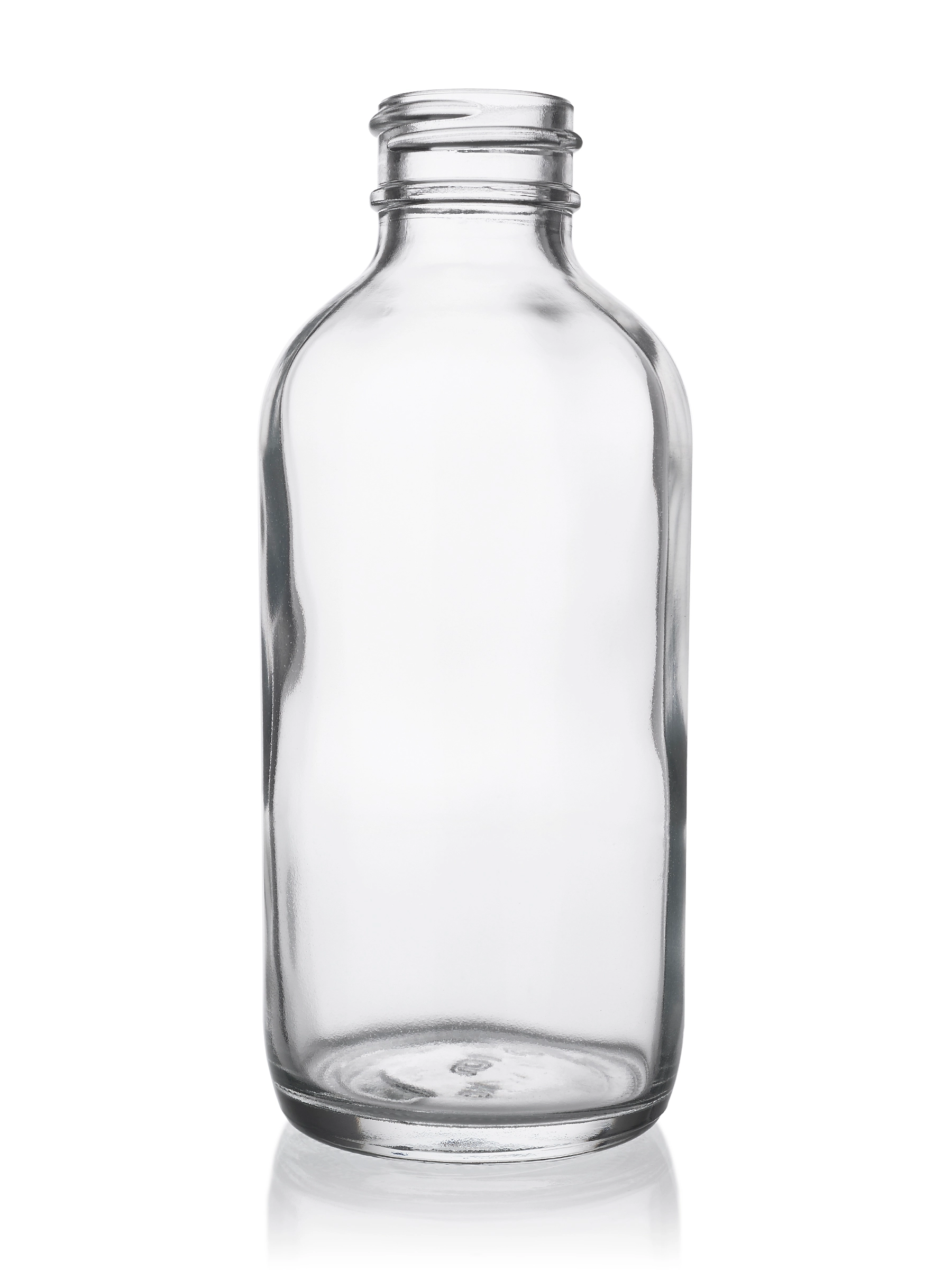 4 oz Clear Glass Boston Round Bottle – G2270CL