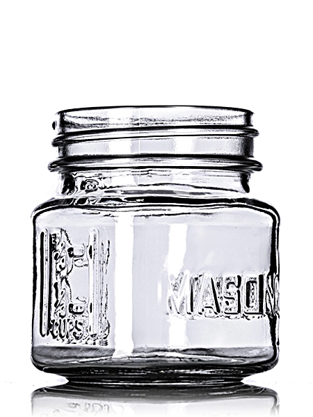 8 oz Clear Glass Mason Jar – G265