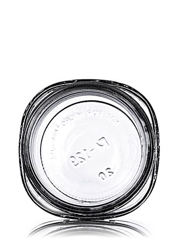 8 oz clear glass Mason jar with 70-450G neck finish