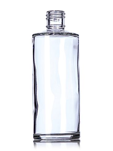 4 oz clear glass rio round bottle with 20-415 neck finish