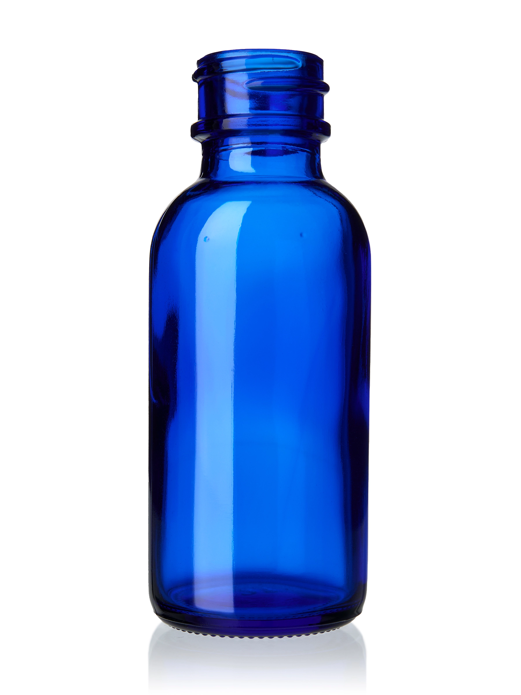 1 oz Cobalt Blue Glass Boston Round Bottle – G271BL-432