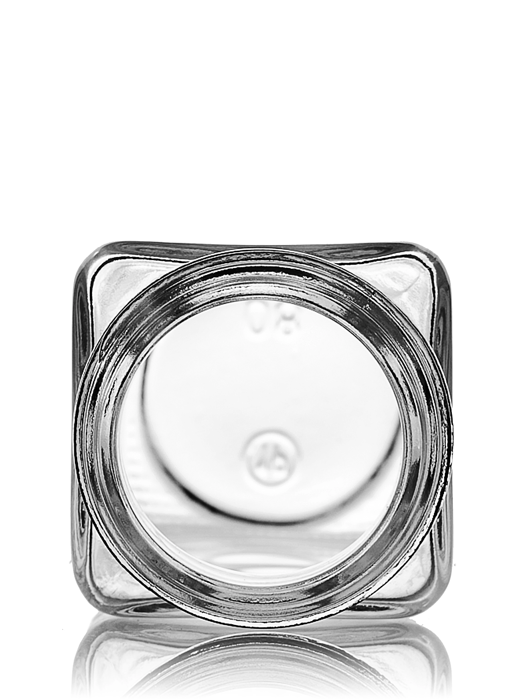 4 oz Clear Glass Square Spice Bottle – G277CL