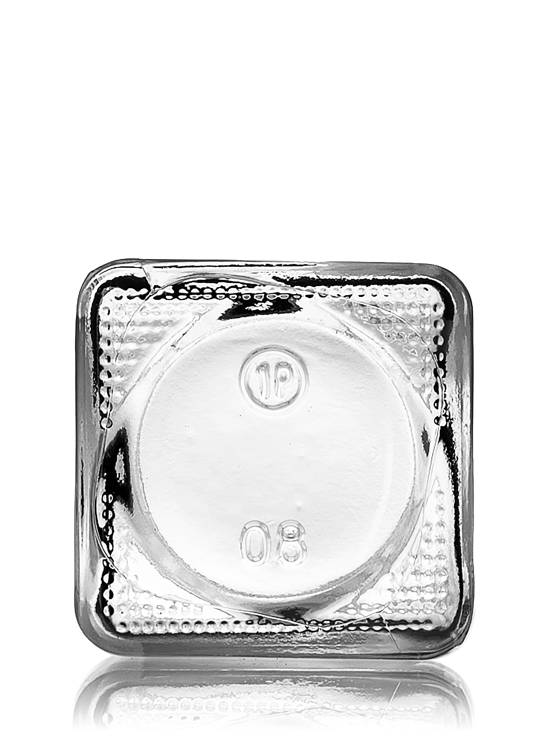 4 oz Clear Glass Square Spice Bottle – G277CL