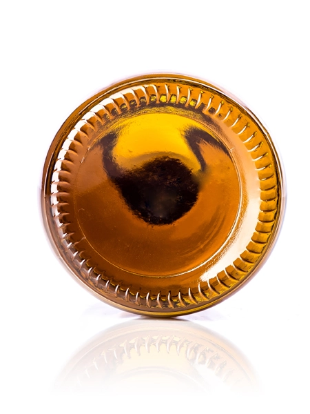 16 oz Amber Glass Boston Round Bottle – G733AM
