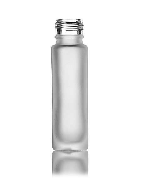 10 ml Clear Frosted Glass Roll on Bottle – G802CLF