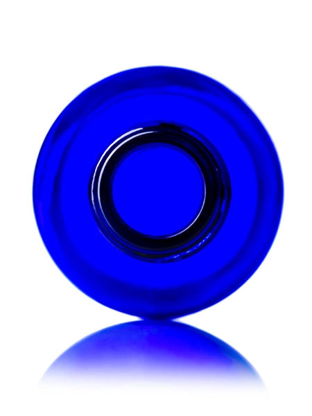 2 oz Cobalt Blue Glass Boston Round Bottle – G836BL