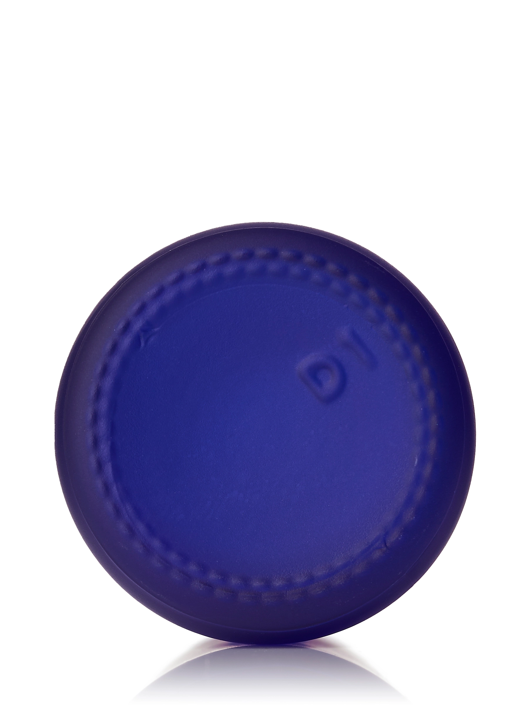 2 oz Cobalt Blue Frosted Glass Boston Round Bottle – G836BLF
