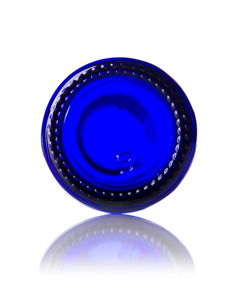 1 oz Cobalt Blue Glass Boston Round Bottle – G841BL