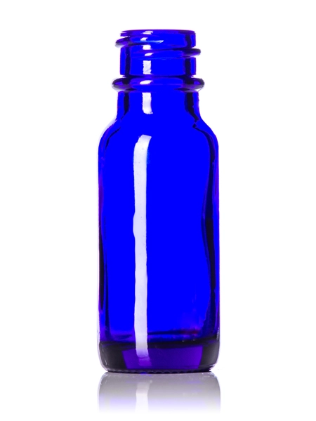 .5 oz Cobalt Blue Glass Boston Round Bottle – G845BL