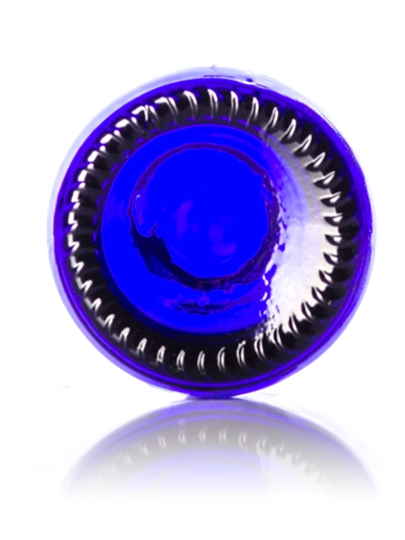 .5 oz Cobalt Blue Glass Boston Round Bottle – G845BL