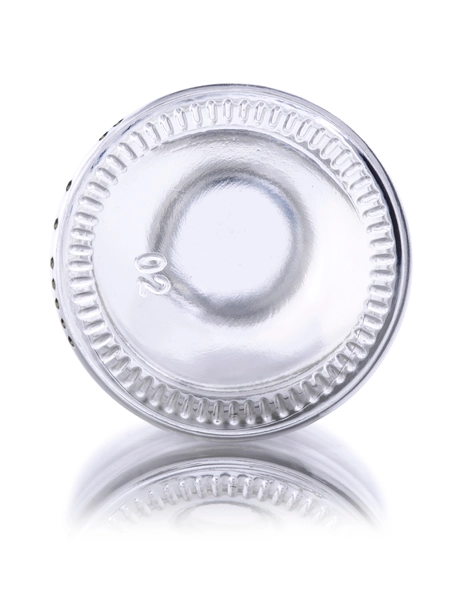 8 oz Clear Glass Boston Round Bottle – G845CL