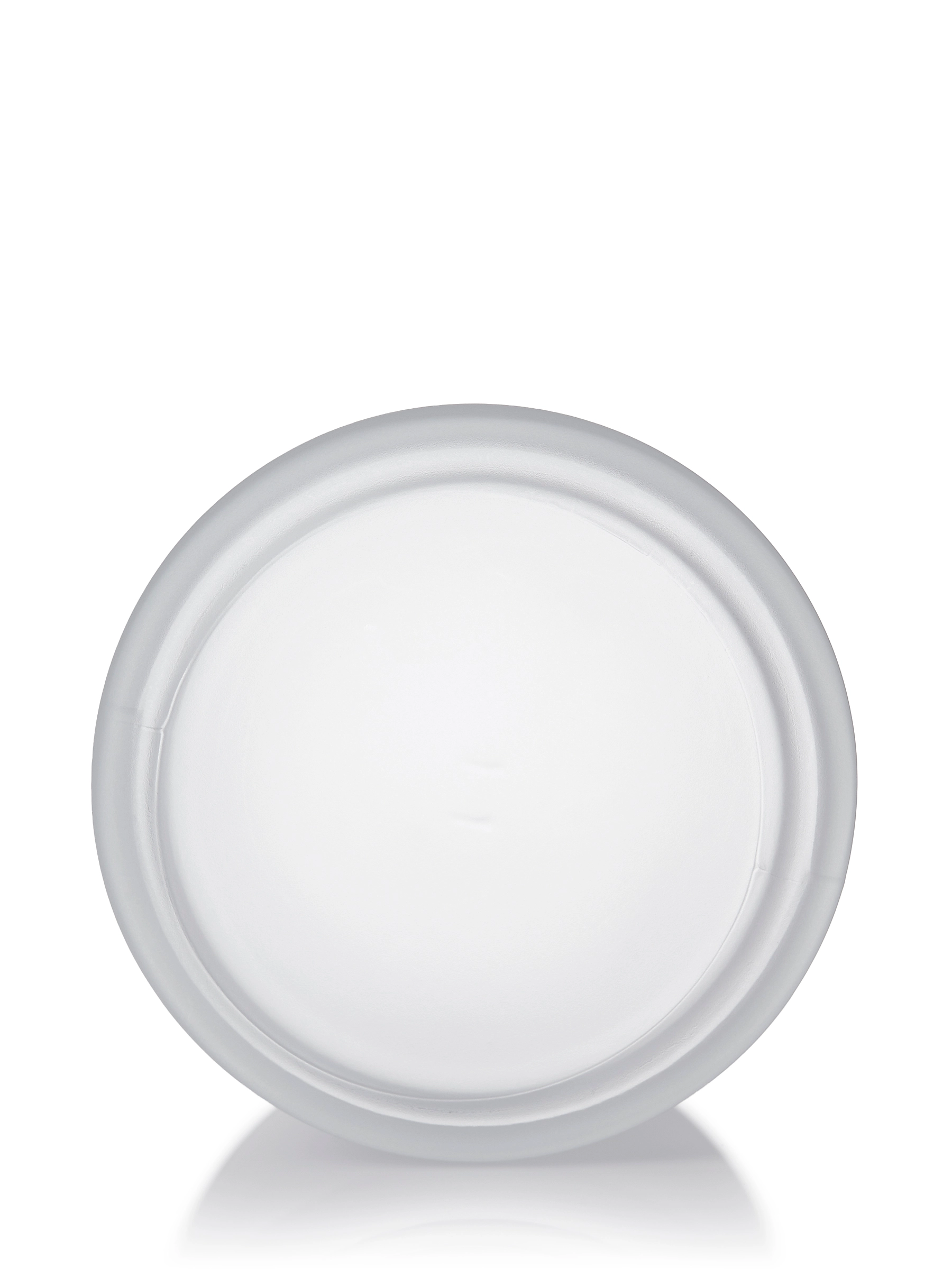 4 oz Clear Frosted Glass Straight-Sided Round Jar – G850CLF