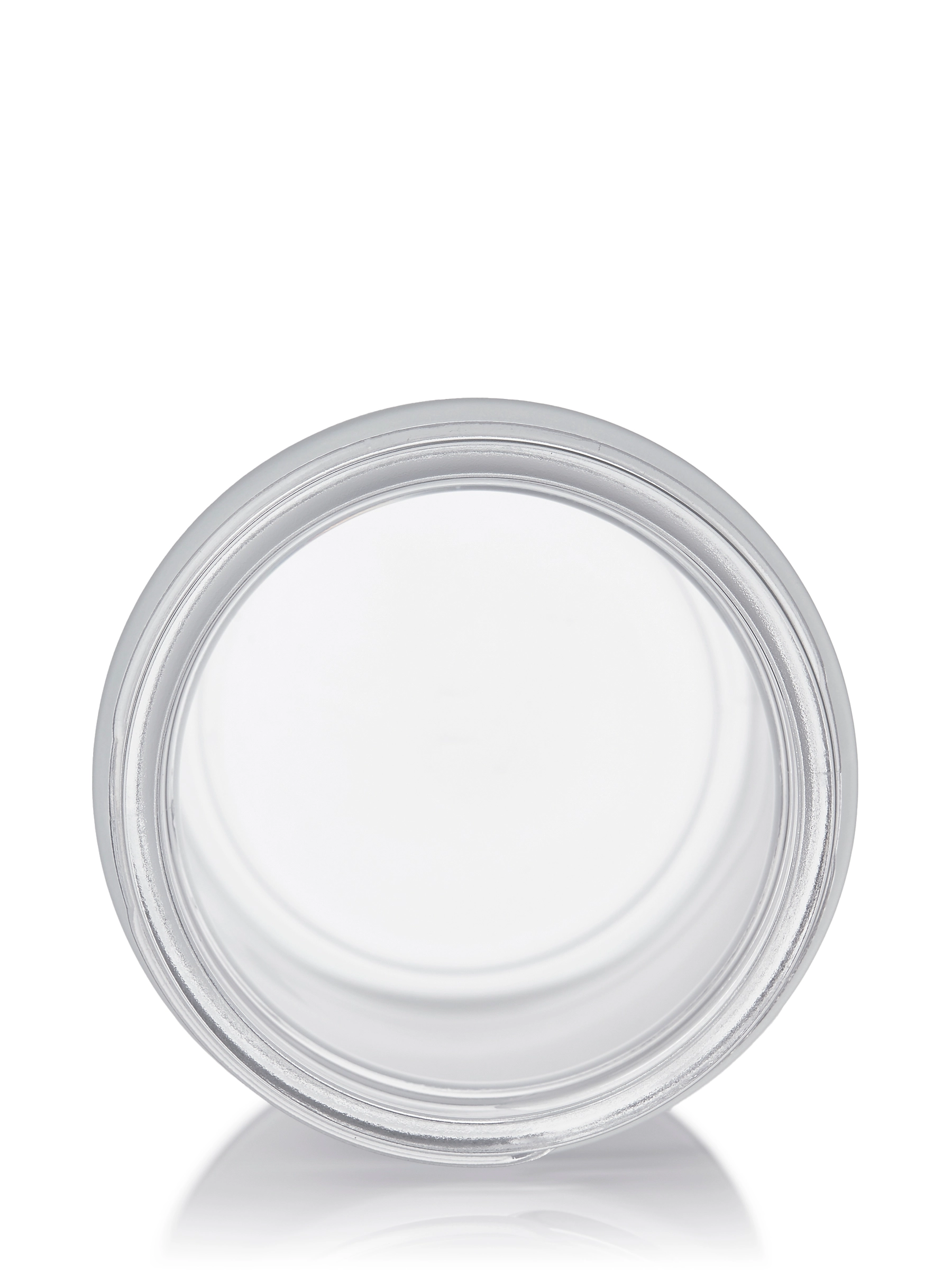 4 oz Clear Frosted Glass Straight-Sided Round Jar – G850CLF