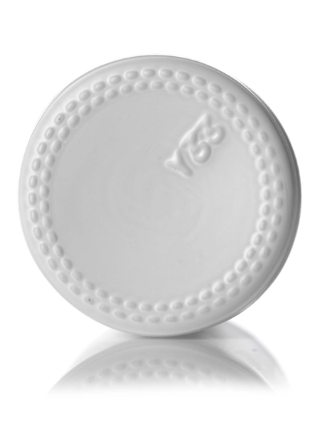 1 oz Matte White-Colored Clear Glass Boston Round Bottle – G868WH
