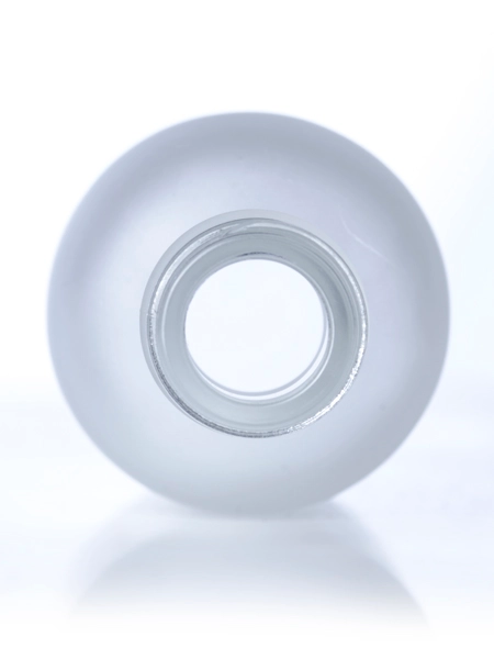 2 oz Clear Frosted Glass Boston Round Bottle – G873CLF