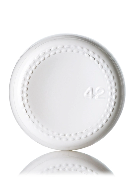 2 oz Glossy White-Colored Clear Glass Boston Round Bottle – G873WHS