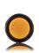 1 oz amber glass straight-sided round jar with 43-400 neck finish