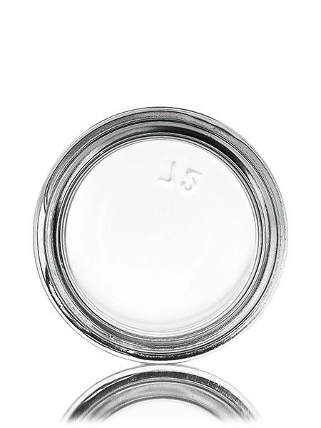 1 oz Clear Glass Straight-Sided Round Jar – G874CL